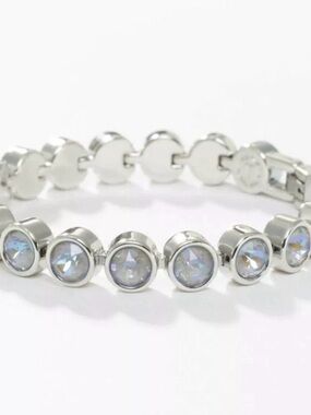 Touchstone Crystal by Swarovski, Serene Gray Ice Bracelet